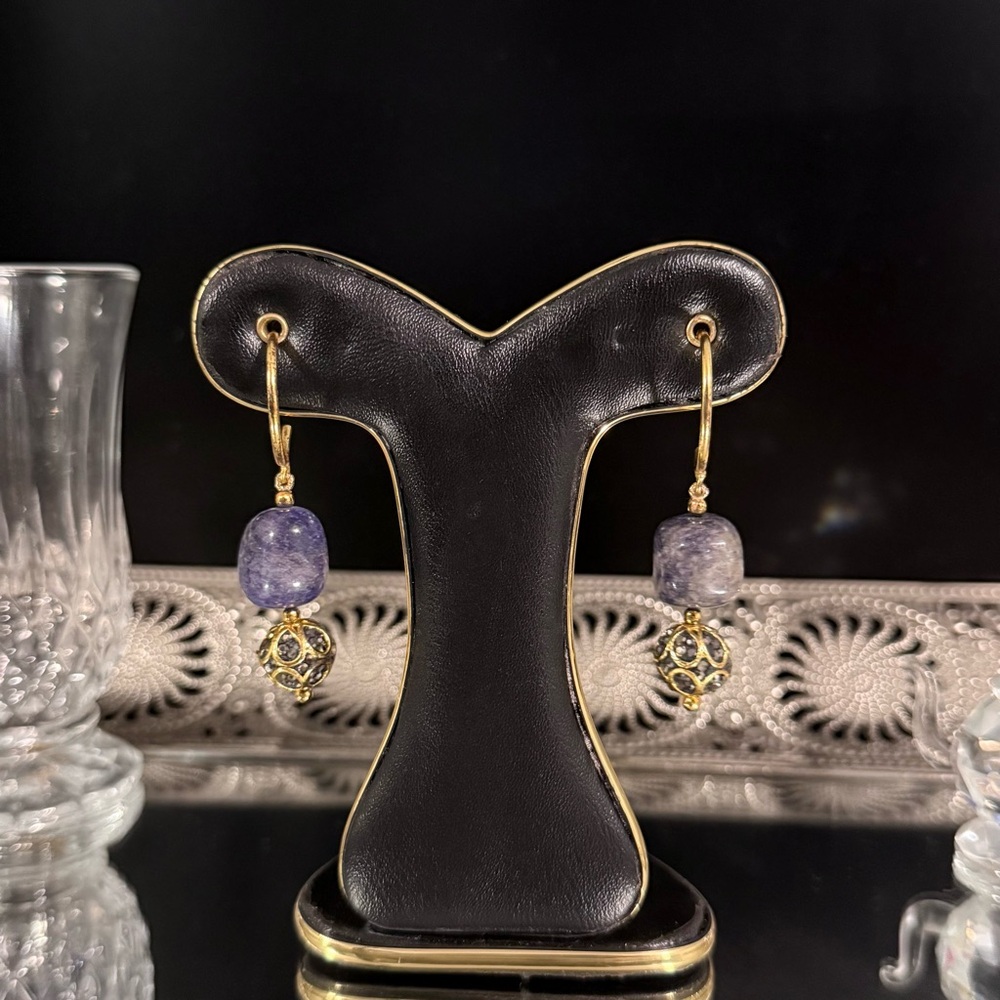 Blue Stone Earrings